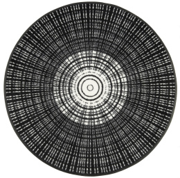 Wycieraczka okrągła czarna średnica 115 cm