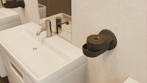 LESSEAU manualny dozownik mydła w kostce 1x1szt. - Czarny LESSEAU manualny dozownik mydła w kostce 1x1szt. - Czarny