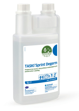 TASKI SPRINT DEGERM E2e 1L preparat dezynfekcyjny do mycia i dezynfekcji wodoodpornych powierzchni, podłóg, materacy